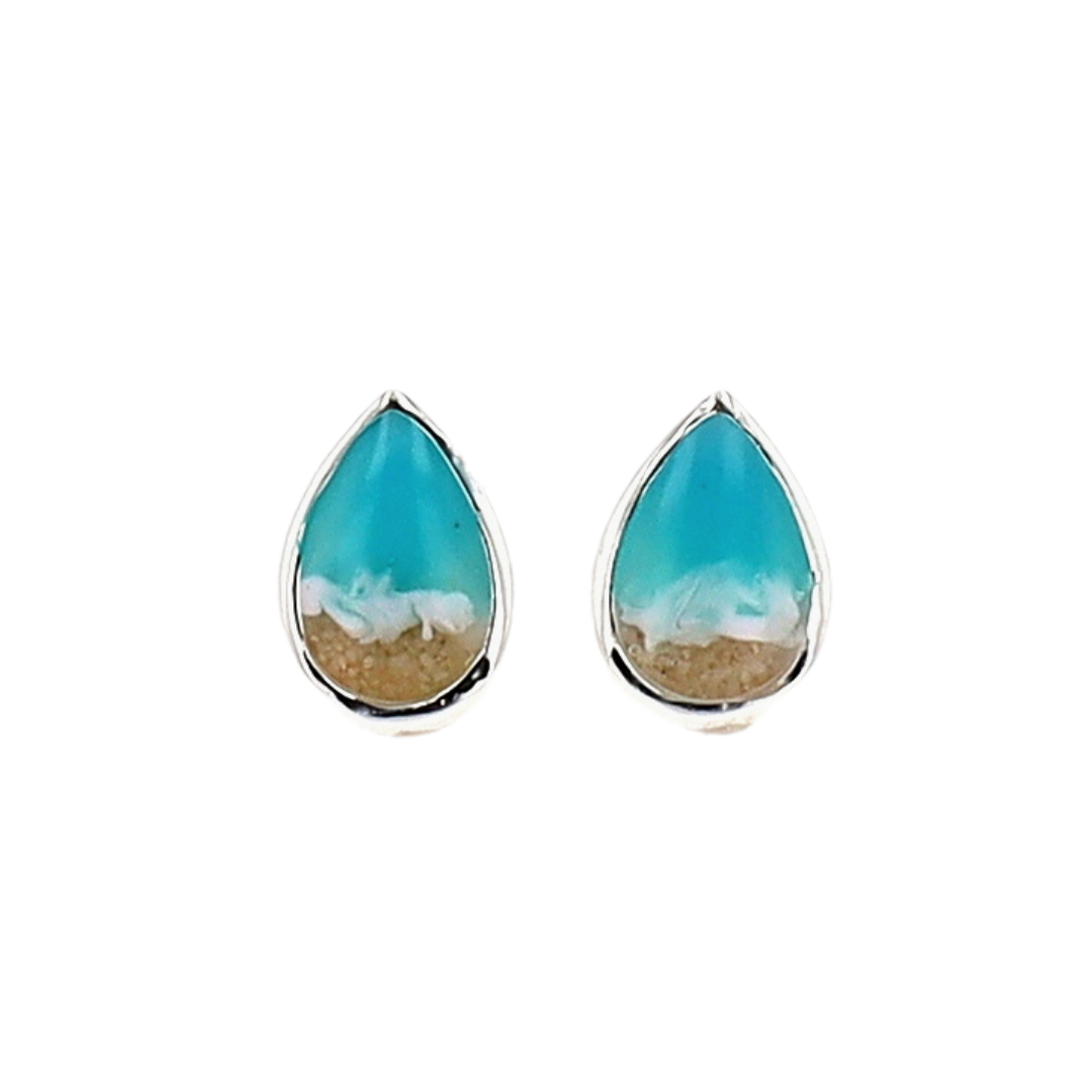 Shoreline Teardrop Earrings (Sterling Silver)