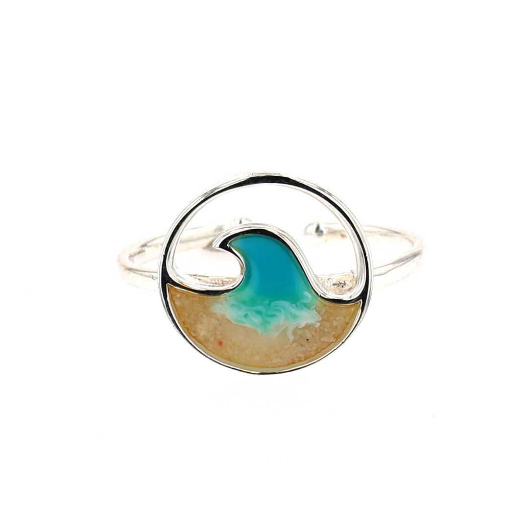 The Shoreline Wave Ring (Sterling Silver)