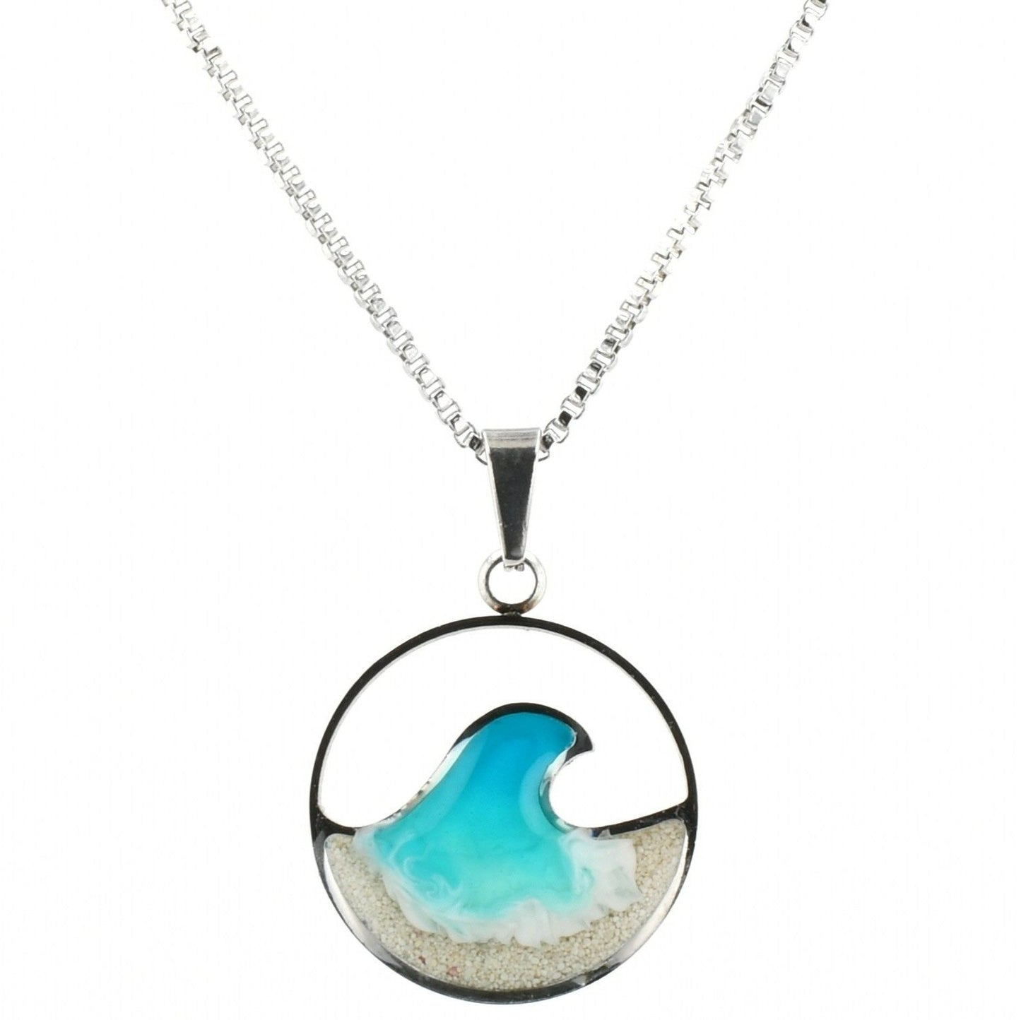 The Shoreline Wave Necklace (Stainless Steel)