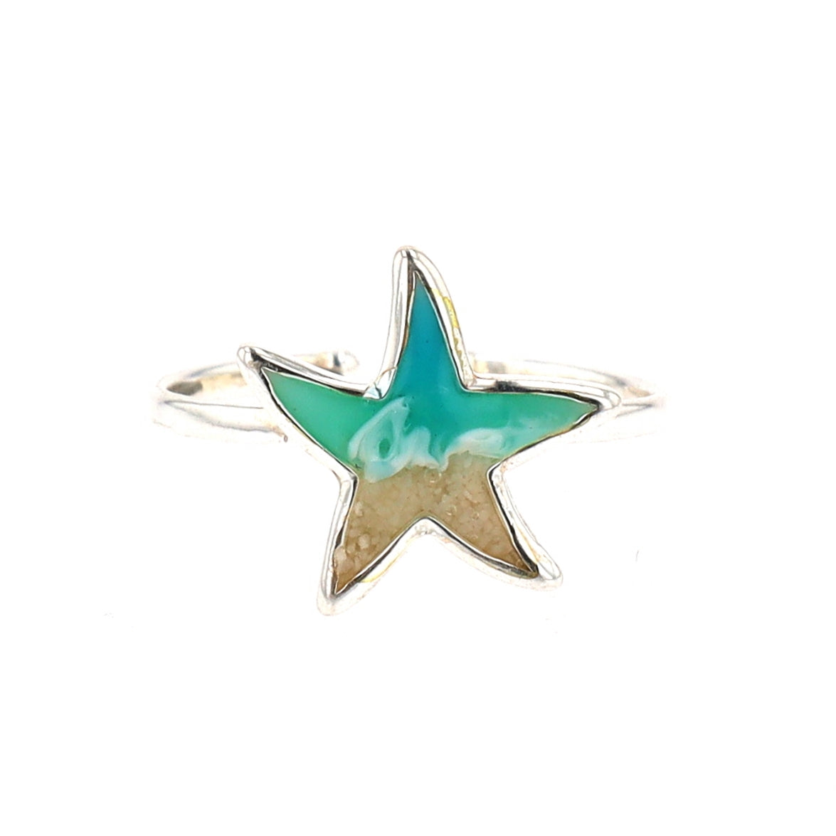 The Shoreline Starfish Ring (Sterling Silver)